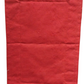 Orange Banarasi Design Pooja Aasan/Asan for Puja and Mandir Puja Alter cloth(12X8)