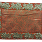 Orange Banarasi Design Pooja Aasan/Asan for Puja and Mandir Puja Alter cloth(12X8)