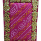 Pink Bandhani Pooja Aasan/Asan for Puja and Mandir Puja Alter cloth(12X8)