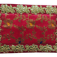 Red Banarasi Pooja Aasan/Asan for Puja and Mandir Puja Alter cloth(12X8)
