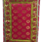 Red Golden Pooja Aasan/Asan for Puja and Mandir Puja Alter cloth(12X8)