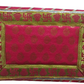 Red Golden Pooja Aasan/Asan for Puja and Mandir Puja Alter cloth(12X8)