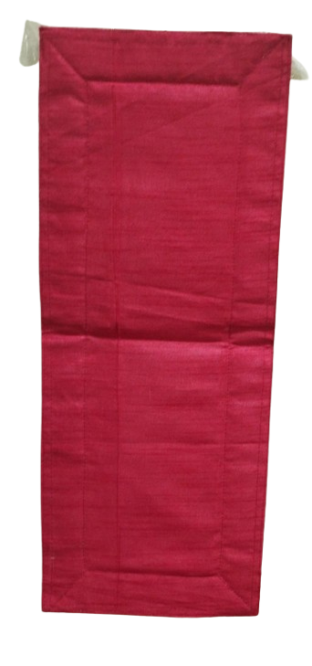 Red Bandhani Pooja Aasan/Asan for Puja and Mandir Puja Alter cloth(20X8)