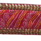 Red Bandhani Pooja Aasan/Asan for Puja and Mandir Puja Alter cloth(20X8)