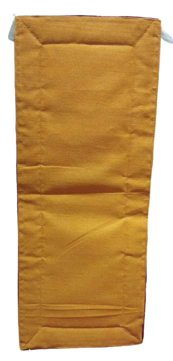 Yellow Pooja Aasan/Asan for Puja and Mandir Puja Alter cloth(12X8)