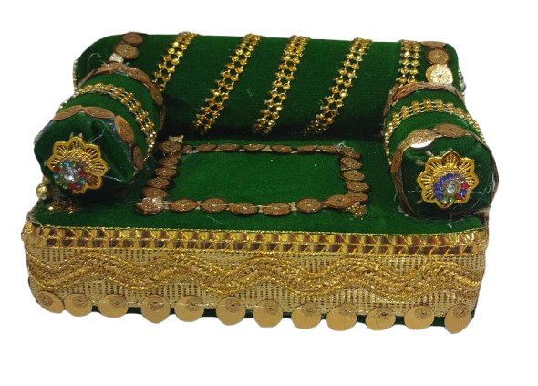 Laddu Gopal Laddu Gopal Singhasan(Green)