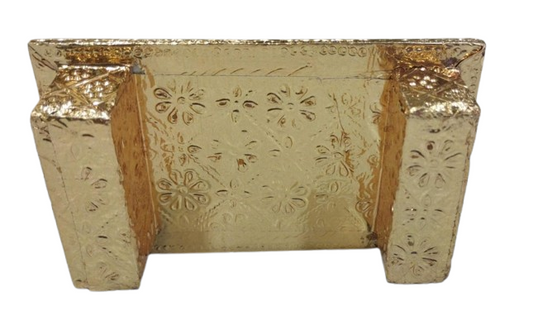 Handcrafted Multicolor Wooden Pooja Chowki – Traditional Decor for Home Temple & Puja Rituals (Multicolor, Pooja.chowki