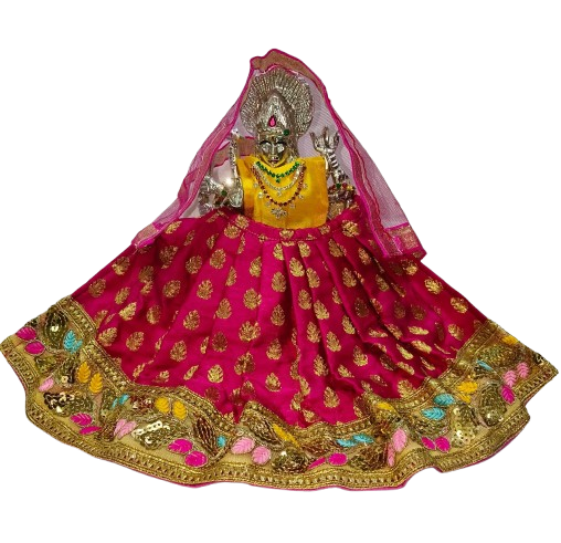 Navratri Special, Mata Rani Vastra, Devi Poshak, Durga Dress, Radha Rani Poshak for Standing Idol,