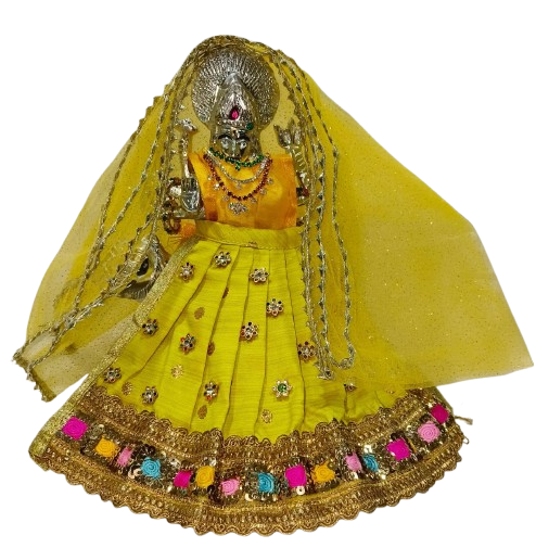 Navratri Special, Mata Rani Vastra, Devi Poshak, Durga Dress, Radha Rani Poshak for Standing Idol,