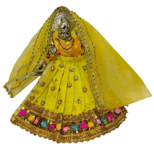 Navratri Special, Mata Rani Vastra, Devi Poshak, Durga Dress, Radha Rani Poshak for Standing Idol,