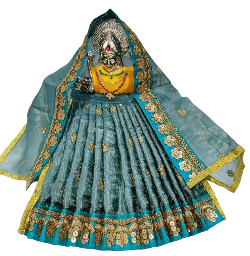 Navratri Special, Mata Rani Vastra, Devi Poshak, Durga Dress, Radha Rani Poshak for Standing Idol