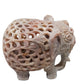 Marble Soapstone Carved Elephant - Baby Inside Mother's Tummyarble Soapstone Carved Elephant - Baby Inside Mother's Tummy