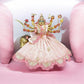 Durga ji Pink Embroidery Lace Work Dress