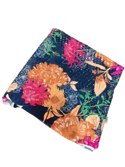Elegant Floral Print Material