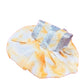 Yellow & White Printed Summer Cotton Dress For Kanha Ji