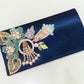 Royal Midnight Pearl & Seafoam Clutch Description