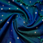 Royal Blue Silver Dot Woven Fabric