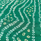 Traditional Emerald Green Bandhani Print Fabric